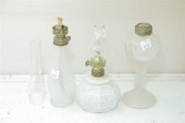 GROUP OF THREE MINIATURE GLASS
