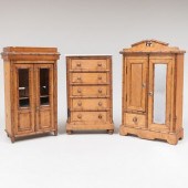 GROUP OF THREE MINIATURE SALES