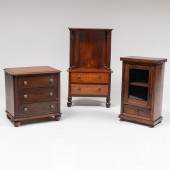 GROUP OF THREE MINIATURE SALES
