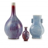 GROUP OF THREE MONOCHROME WARE