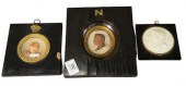 GROUP OF THREE NAPOLEONIC FRAM