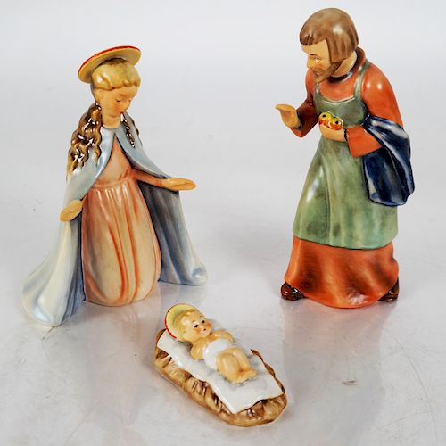 GROUP OF THREE NATIVITY