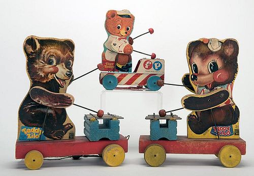 GROUP OF THREE NOISE-MAKING