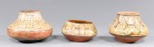 Group of three of Peruvian shi