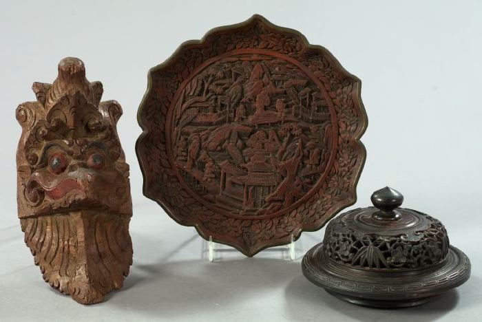 Group of Three Oriental Items, 
