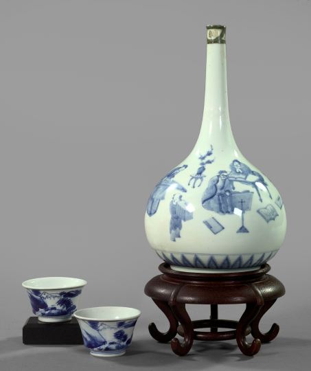 Group of Three Oriental Porcelain