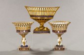 Group of Three Paris Porcelain