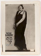 GROUP OF THREE PHOTOS OF GIANT