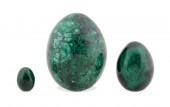 GROUP OF THREE POLISHED GRADUA