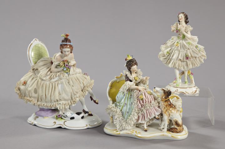 Group of Three Porcelain