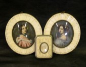 Group of Three Portrait Miniat