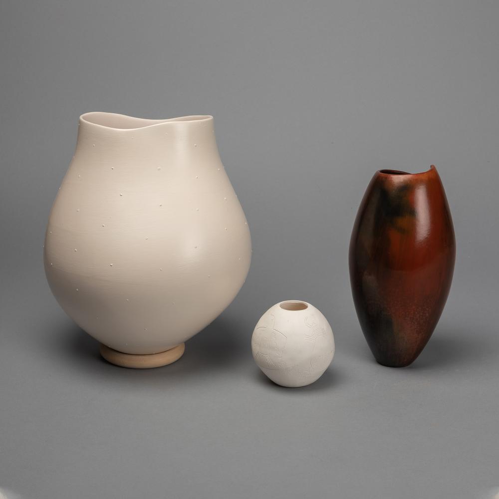 GROUP OF THREE POTSGroup of Three