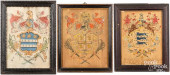 GROUP OF THREE PRINTED AND COL