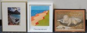 GROUP OF THREE PRINTS, ONE OF