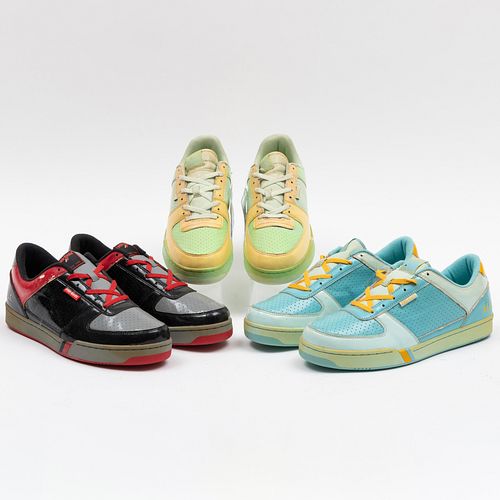 GROUP OF THREE PRO-KEDS PATENT
