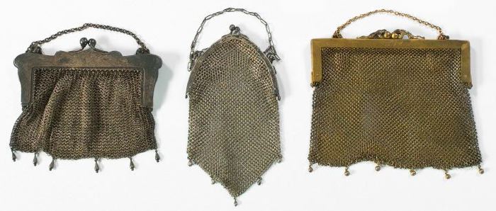 Group of Three Purses,  first