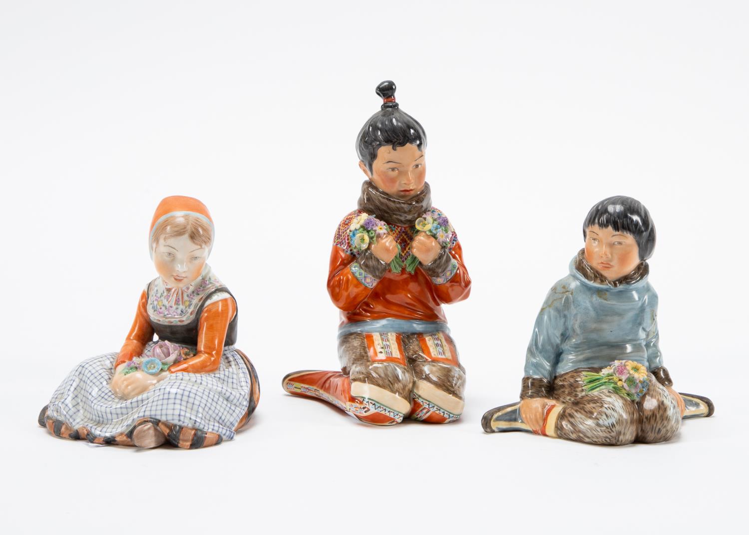 GROUP OF THREE ROYAL COPENHAGEN