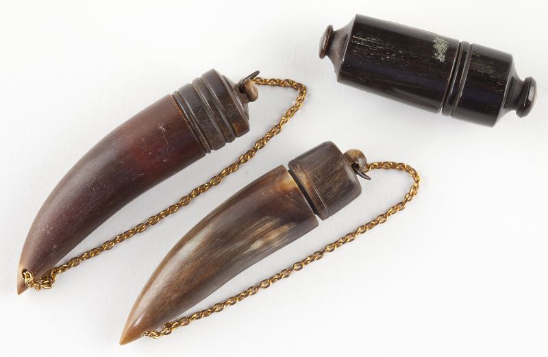 Group of Three Scottish Horn