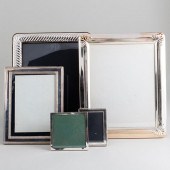 GROUP OF THREE SILVER PICTURE