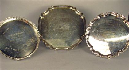 Group of three silver