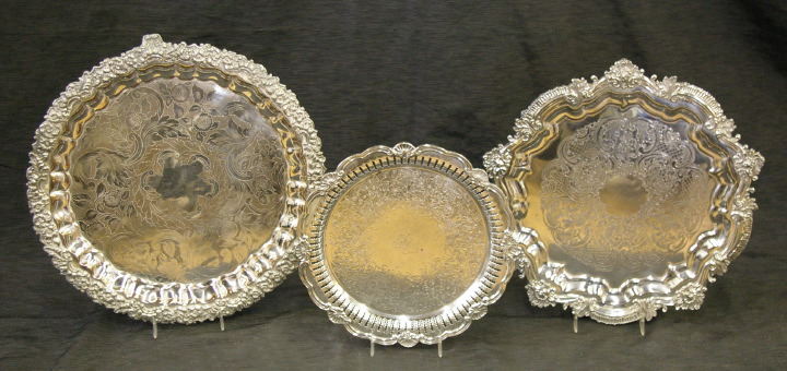 Group of Three Silverplate