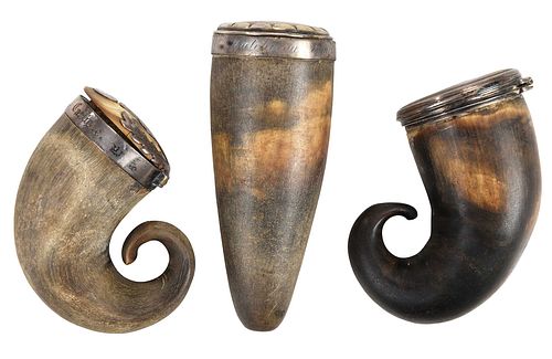 GROUP OF THREE SILVER/SILVER