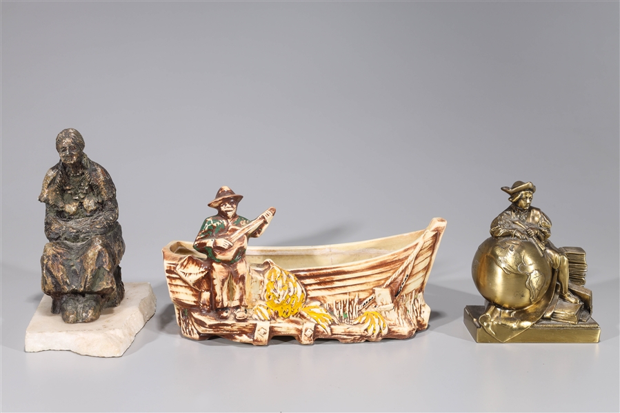 Group of three small statues