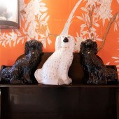 GROUP OF THREE STAFFORDSHIRE F