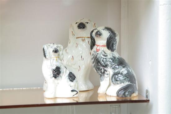 GROUP OF THREE STAFFORDSHIRE