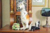 GROUP OF THREE STEIFF STUFFED