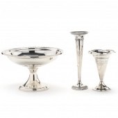 GROUP OF THREE STERLING SILVER