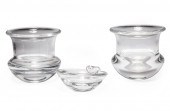 GROUP OF THREE STEUBEN GLASS I