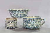 Group of Three Stoneware Items
