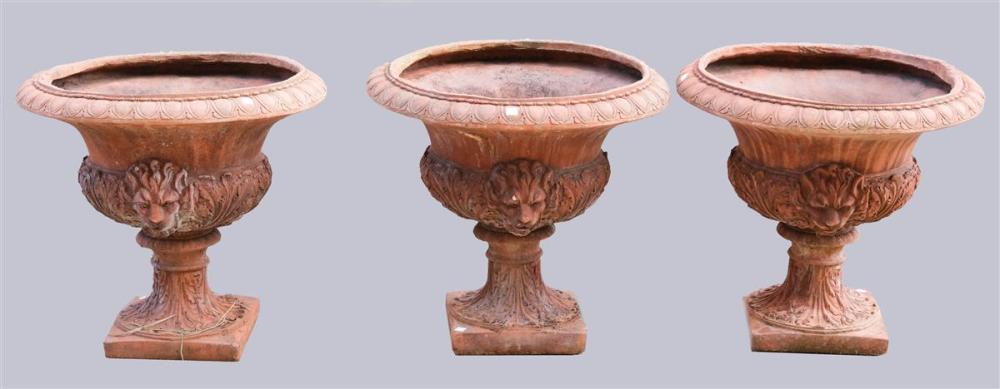 GROUP OF THREE TERRACOTTA