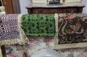 GROUP OF THREE TEXTILES.  Amer