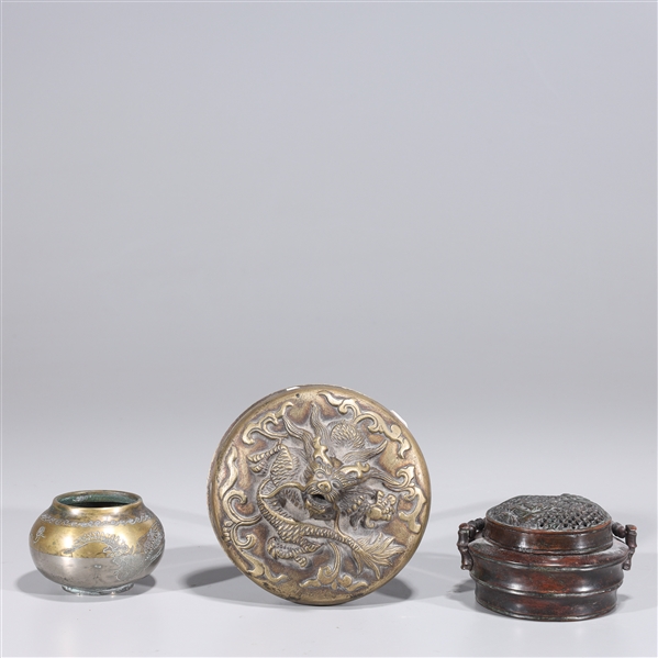 Group of three various Chinese