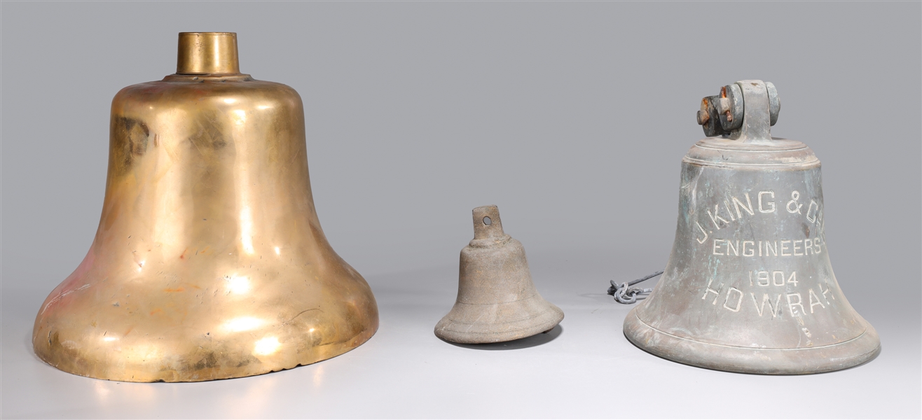 Group of three various metal