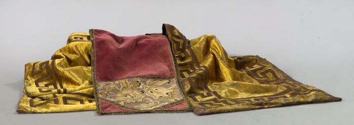 Group of Three Victorian Velvet and
