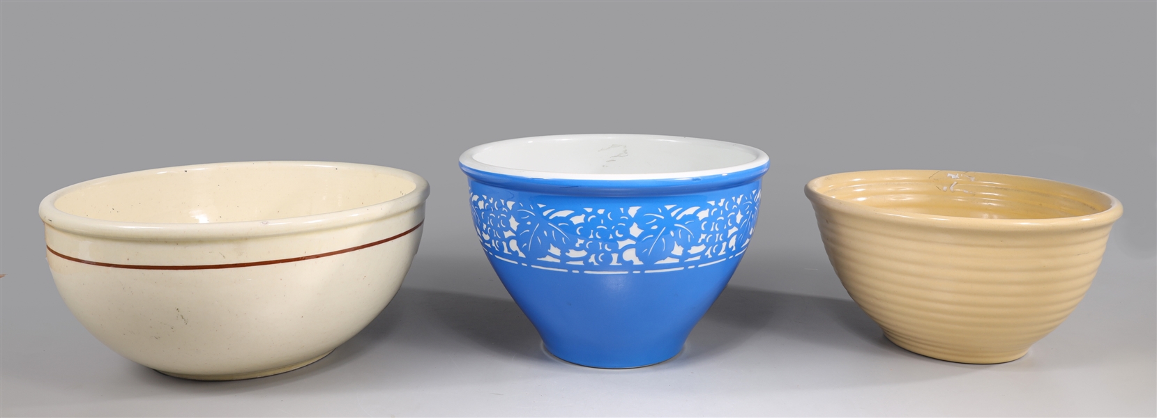 Group of three vintage mixing