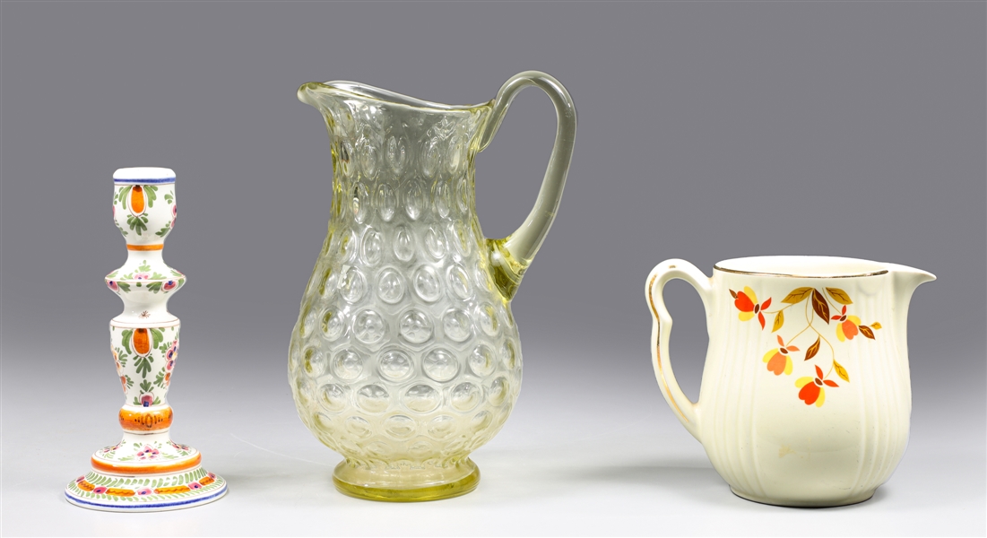 Group of three vintage pitchers and