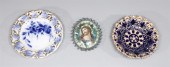 Group of three vintage platter