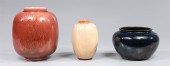 Group of three vintage pottery
