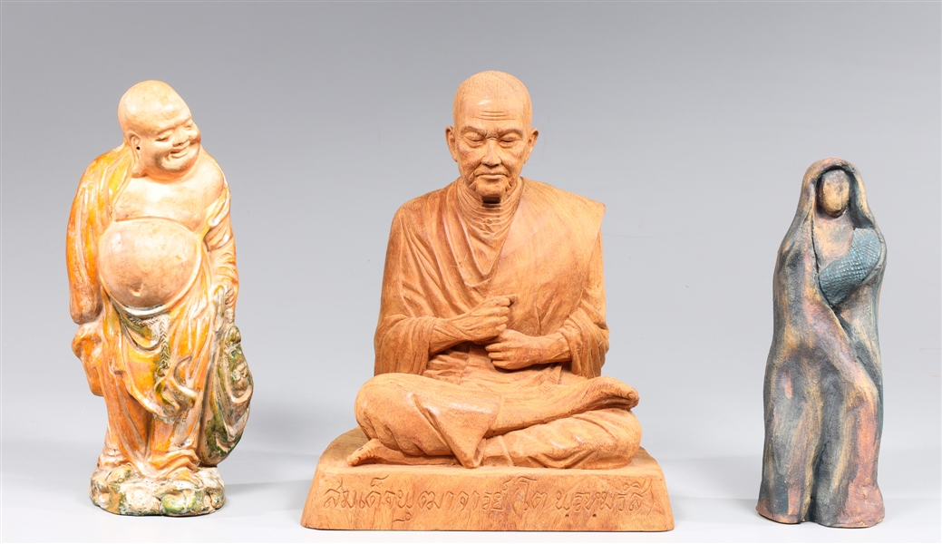 Group of three vintage statues,