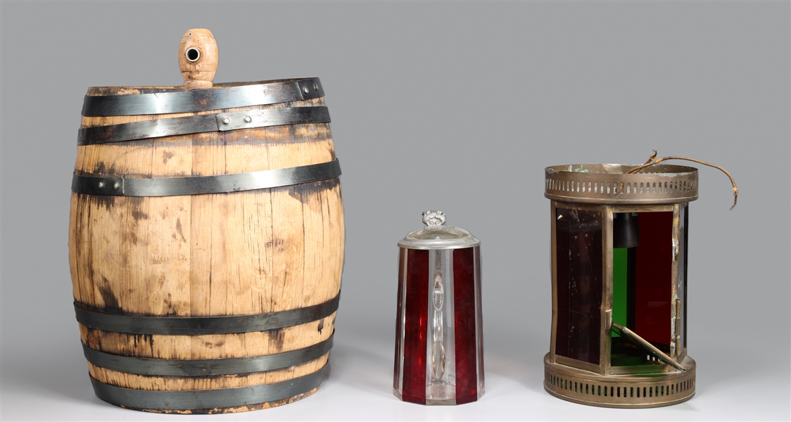 Group of three vintage tavern