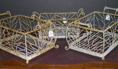 Group of Three Wire Baskets,