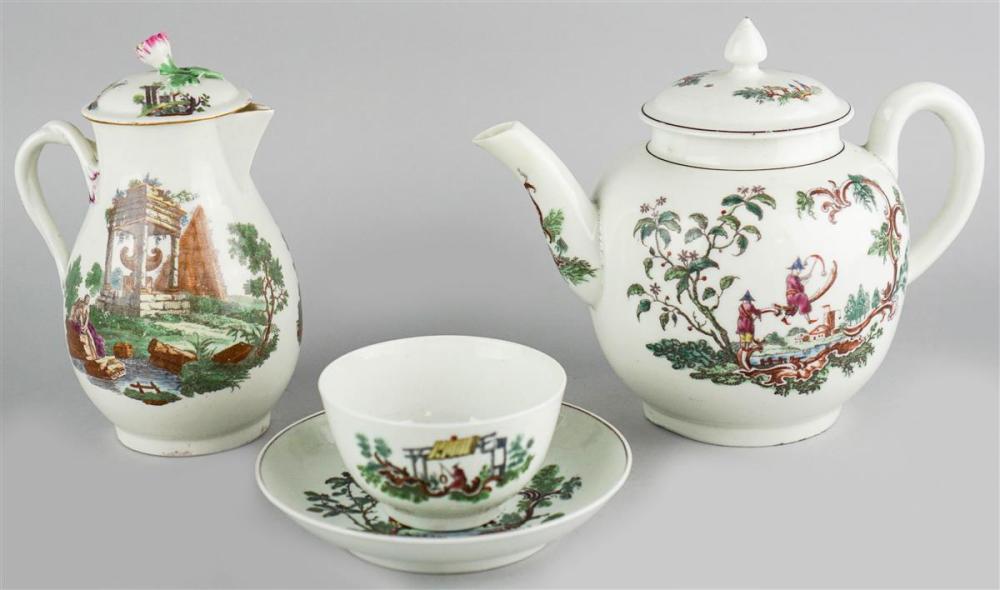 GROUP OF THREE WORCESTER PRINTED
