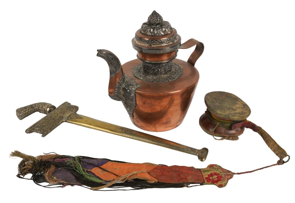 GROUP OF TIBETAN ARTIFACTSGroup
