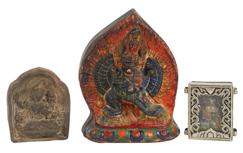 GROUP OF TIBETAN PRAYER