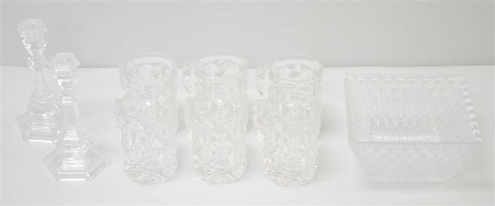GROUP OF TIFFANY GLASS TABLE