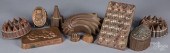 GROUP OF TIN AND COPPER FOOD M